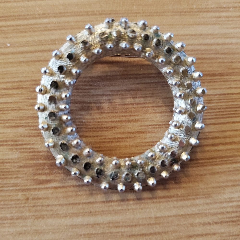 Vintage Mamselle Gold Brooch Pin